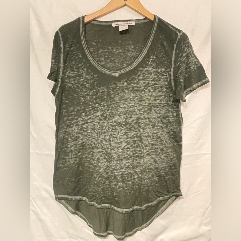 unpainted military green blouse American Rag entry cie brand size S